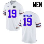 Men's Florida Gators #19 Johnny Townsend NCAA Nike White Authentic Stitched College Football Jersey AIR5062LU